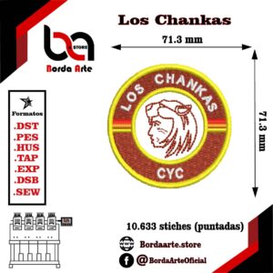 #LosChankas #FútbolPeruano #BordadoDeFútbol #BordadoComputarizado #BordadoDigital #BordadoAplique #EscudoDeBordado #BordadoDeportivo #BordadoProfesional #EmbroideryDesign #BordadoPersonalizado #ClubLosChankas #DiseñosDeBordado