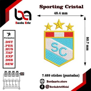 #SportingCristal #FútbolPeruano #BordadoDeFútbol #EscudoDeportivo #BordadoComputarizado #BordadoDigital #BordadoAplique #DiseñosDeBordado #BordadoProfesional #EmbroideryDesign #BordadoDeportivo #ClubSportingCristal #BordadoPersonalizado